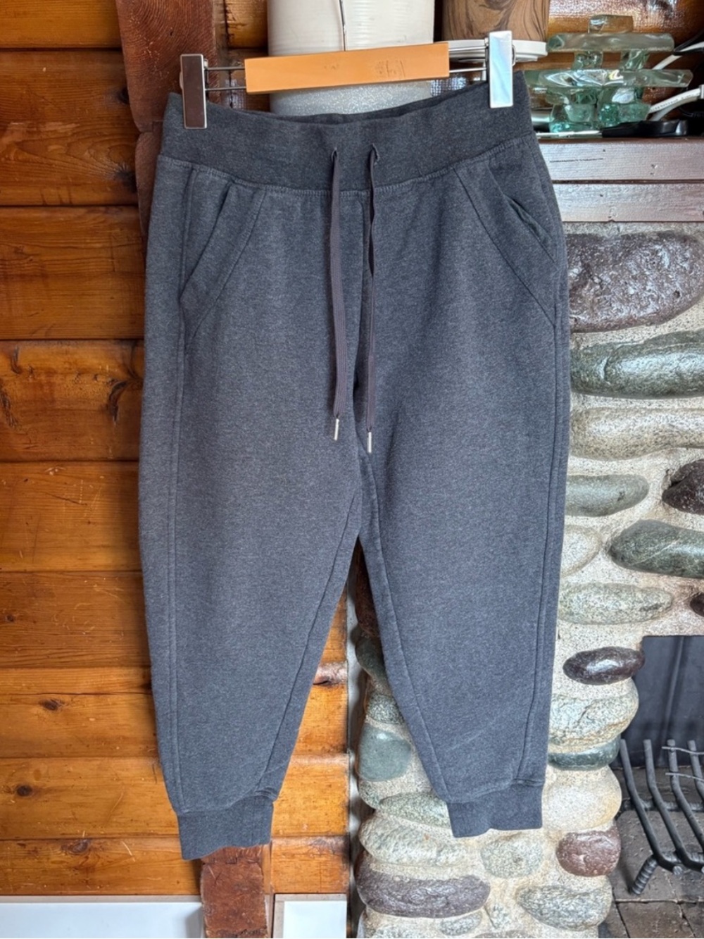 Lolë Women’s Fleece Lined Jogger Sweatpants Charcoal Grey XS